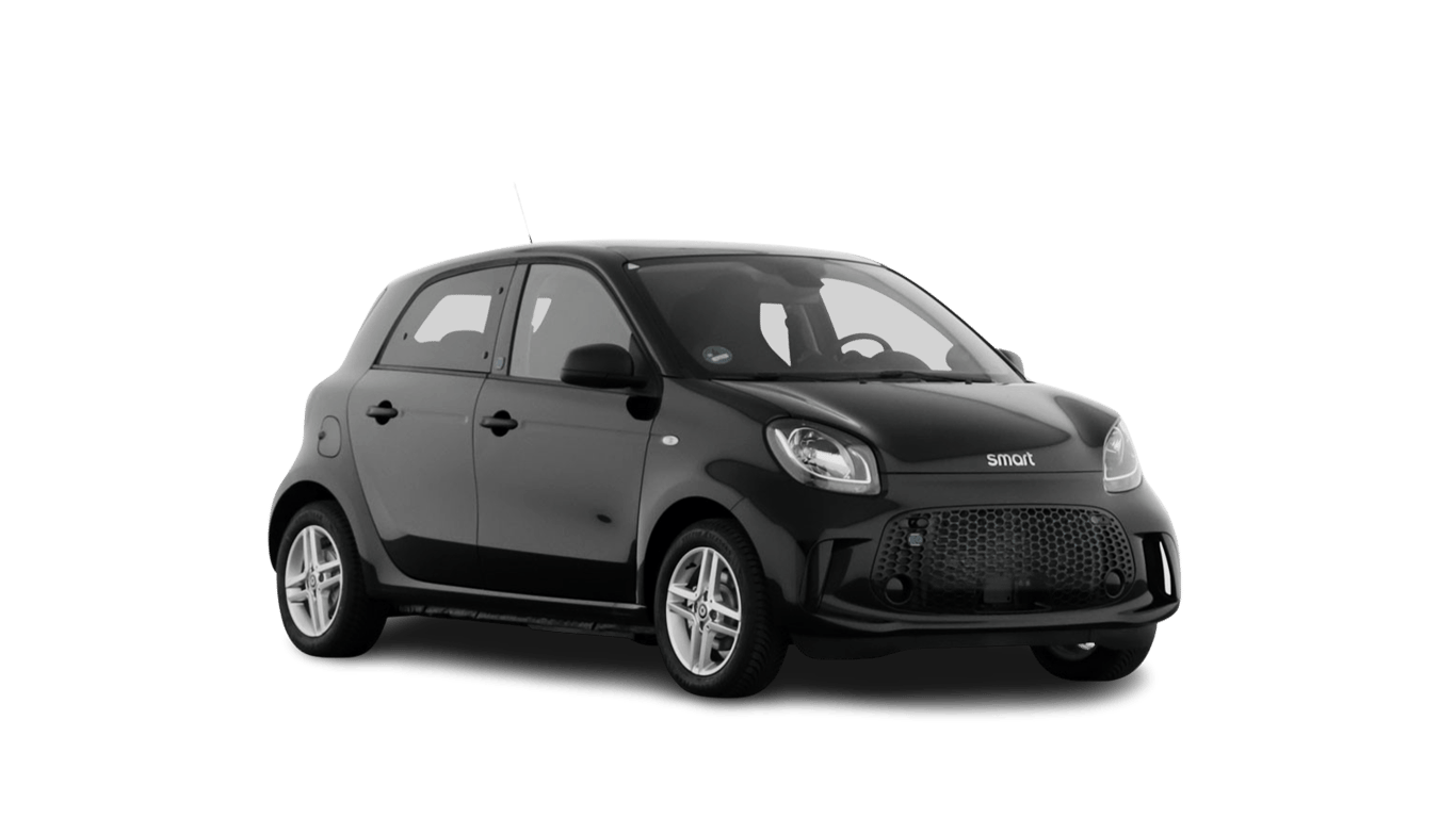 Smart EQ forfour Elektrofahrzeug Glasdach Rückfahrkamera Allwetterreifen